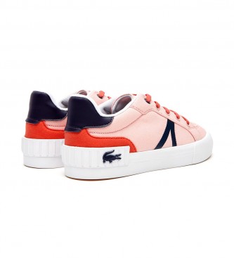 Lacoste Pantofole in tessuto rosa