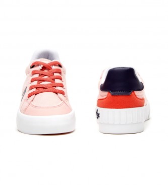 Lacoste Pink textile trainers