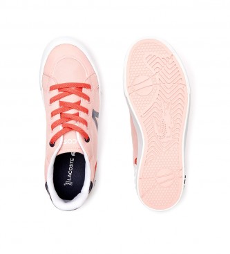 Lacoste Rosa sneakers i textil