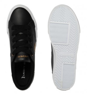 Lacoste Sneakers Ziane Platform in pelle nera