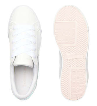 Lacoste Sneakers Ziane in pelle bianca con plateau