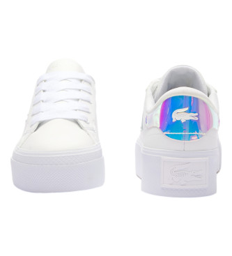 Lacoste Ziane Platform Leather Sneakers white