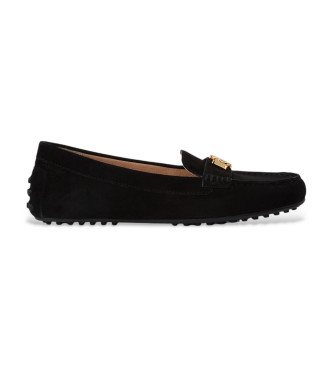 Lauren Ralph Lauren Mocassins en cuir Barnsbury noir