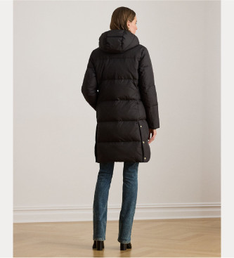Lauren Ralph Lauren Abrigo Channel Quilted negro