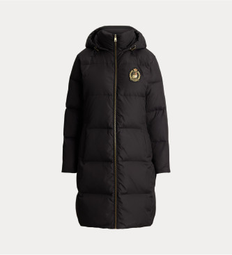 Lauren Ralph Lauren Abrigo Channel Quilted negro