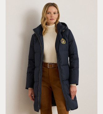 Lauren Ralph Lauren Navy Crest-Patch Coat