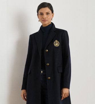 Lauren Ralph Lauren Abrigo de Lana marino