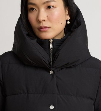 Lauren Ralph Lauren Abrigo de plumas con capucha negro