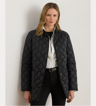 Lauren Ralph Lauren Abrigo Diamon negro