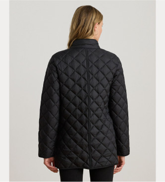 Lauren Ralph Lauren Abrigo Diamon negro