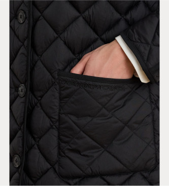 Lauren Ralph Lauren Abrigo Diamon negro