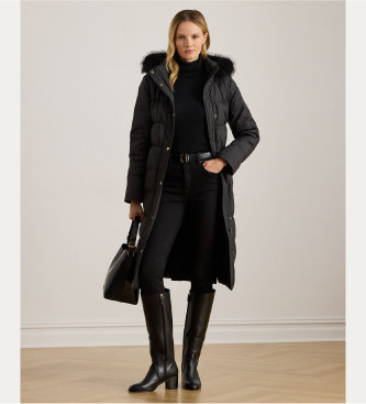 Lauren Ralph Lauren Cappotto in pelliccia sintetica nera