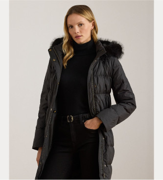 Lauren Ralph Lauren Cappotto in pelliccia sintetica nera