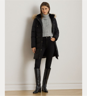 Lauren Ralph Lauren Cappotto con finte rifiniture nere