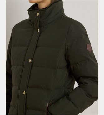 Lauren Ralph Lauren Abrigo Faux Trim verde