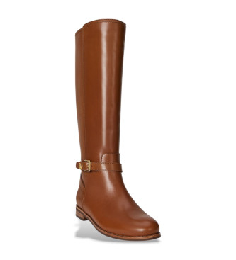 Lauren Ralph Lauren Brooke II brown leather boots