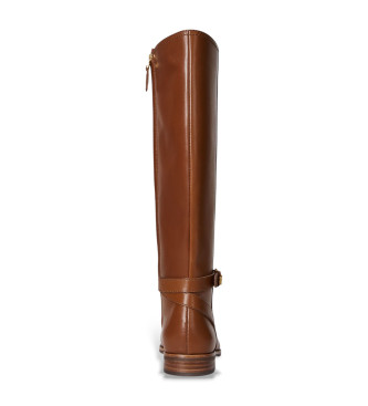 Lauren Ralph Lauren Brooke II brown leather boots
