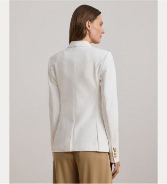 Lauren Ralph Lauren Blazer em jacquard com metalizado branco