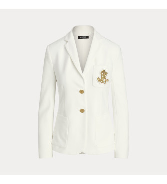 Lauren Ralph Lauren Blazer em jacquard com metalizado branco
