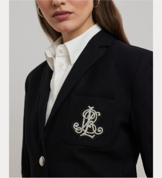 Lauren Ralph Lauren Blazer em jacquard com metais pretos