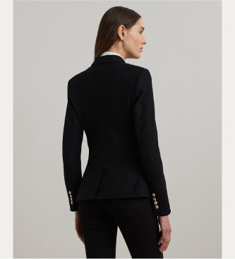 Lauren Ralph Lauren Blazer em jacquard com metais pretos