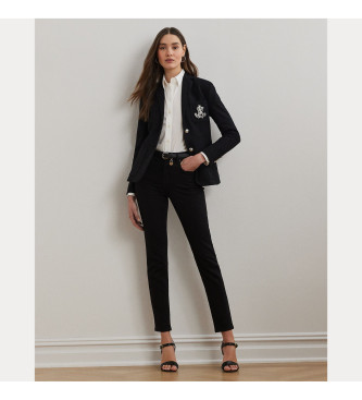 Lauren Ralph Lauren Blazer em jacquard com metais pretos