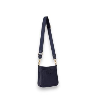 Lauren Ralph Lauren Borsa a tracolla Cameryn piccola in pelle blu marino