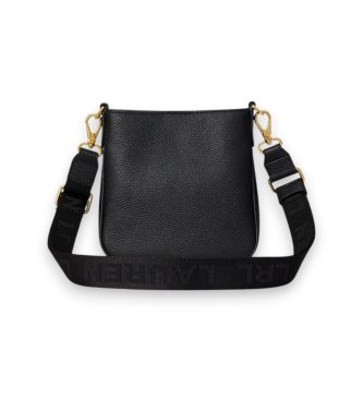 Lauren Ralph Lauren Borsa a tracolla Cameryn piccola in pelle nera