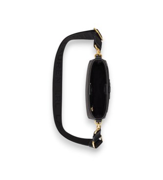 Lauren Ralph Lauren Borsa a tracolla Cameryn piccola in pelle nera