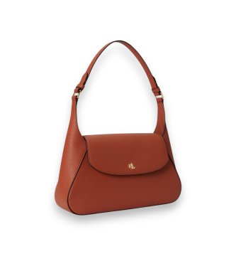 Lauren Ralph Lauren Schylar schoudertas medium bruin