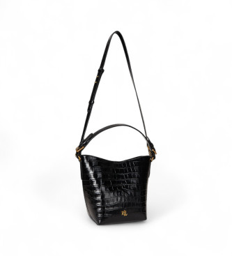 Lauren Ralph Lauren Bolso de piel Embossed negro