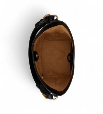 Lauren Ralph Lauren Bolso de piel Embossed negro