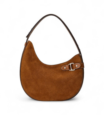Lauren Ralph Lauren Large Tasha brown leather handbag