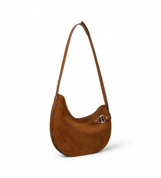 Lauren Ralph Lauren Large Tasha brown leather handbag