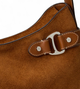 Lauren Ralph Lauren Large Tasha brown leather handbag