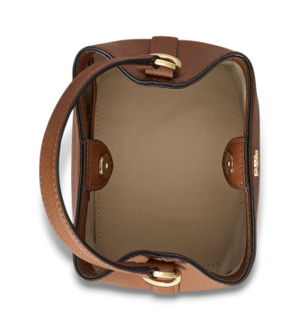 Lauren Ralph Lauren Reese petit sac en cuir marron  bandoulire