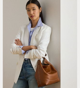 Lauren Ralph Lauren Grand sac Tasha marron