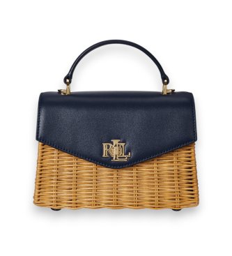 Lauren Ralph Lauren Borsa satchel Farrah piccola beige