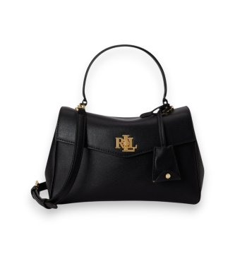 Lauren Ralph Lauren Farrah kleine nappalederen tas zwart