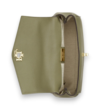 Lauren Ralph Lauren Farrah petit sac besace en cuir nappa vert