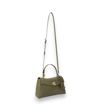 Lauren Ralph Lauren Farrah petit sac besace en cuir nappa vert