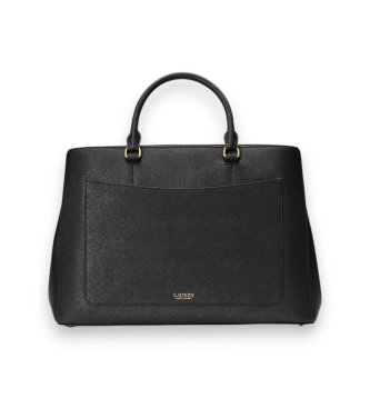 Lauren Ralph Lauren Sac cartable Hanna grand en cuir noir