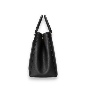 Lauren Ralph Lauren Sac cartable Hanna grand en cuir noir