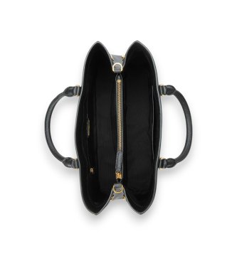 Lauren Ralph Lauren Sac cartable Hanna grand en cuir noir