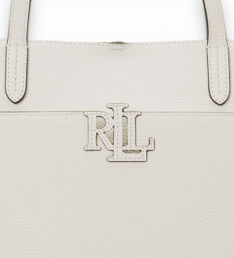 Lauren Ralph Lauren Borsa tote Cameryn grande pelle granulata nero