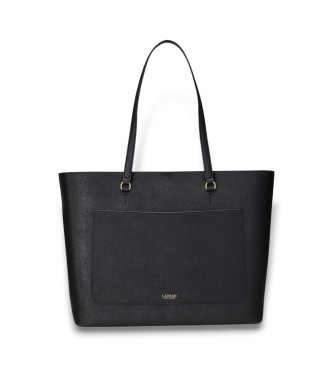 Lauren Ralph Lauren Karly large cross body tote bag black