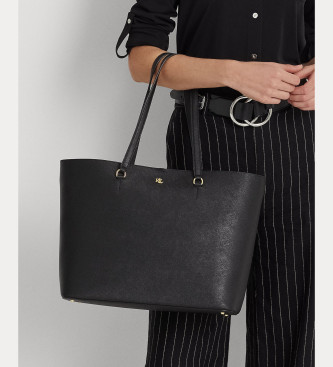 Lauren Ralph Lauren Karly large cross body tote bag black