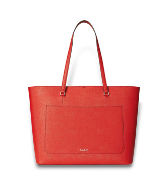 Lauren Ralph Lauren Large red Karly cross body tote bag