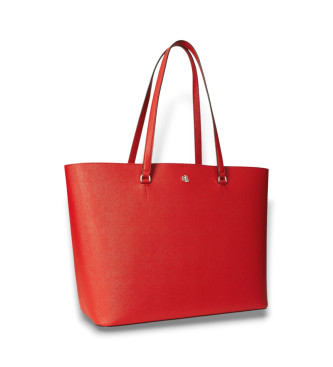 Lauren Ralph Lauren Large red Karly cross body tote bag