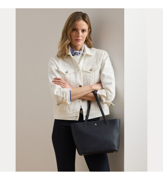 Lauren Ralph Lauren Karly navy tote bag